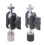360Rotatable Mini Ball Head Adapter with 1/4" Screw for-Sliver 2