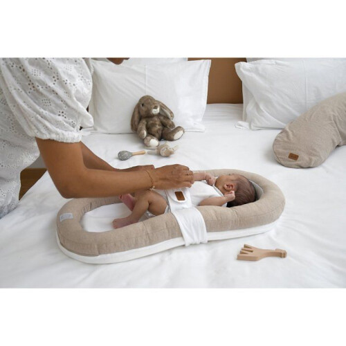 BEABA Nido de bebé reductor de cama COCOONY Arcilla beige 1