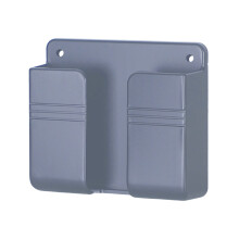 Adhesive Phone Stand Featuring Built in Charging Port and-Gray