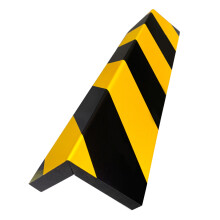 Bright Yellow Black Safety Bumper Pad Protectors-1 piece pack