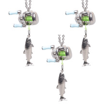 Gift for Fishermen Miniature Fishing Reel with-        3