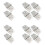 Precise Engineered Cabinet Hinge-304 stainless steel 2 pack 3