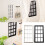 Lightweight Plastic Dollhouses Window 1/12 Scale-White 3