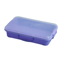 Plastic Sand Box Organizer Stackable Sensory Trays for-Purple