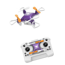Superkleine zakdrones, inclusief 360 trucs en stevig ABS,-Paars