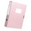 High Capacity File Box with Clear Label Window Waterproof-Pink 1
