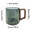 Multipurpose Glass Cup Carved Mountain-Transparent color 45 2
