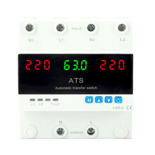 63A tweefasige automatische omschakelaars met