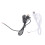 Practical USB Power Cable with Switches 2 Pin Bare-White 1m 2