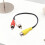 Flexible Splitter Cable for Multiple Devices Car and-M to two M 6