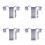 10Pcs Solar Panel Cleaning Drainage Clamp Waterproof Frame-33mm 3
