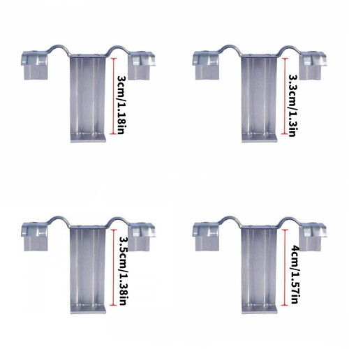 10Pcs Solar Panel Cleaning Drainage Clamp Waterproof Frame-33mm 2