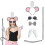 Kids Mouse Costume Accessories Set Mouse Ears Headband Tail-S1 4