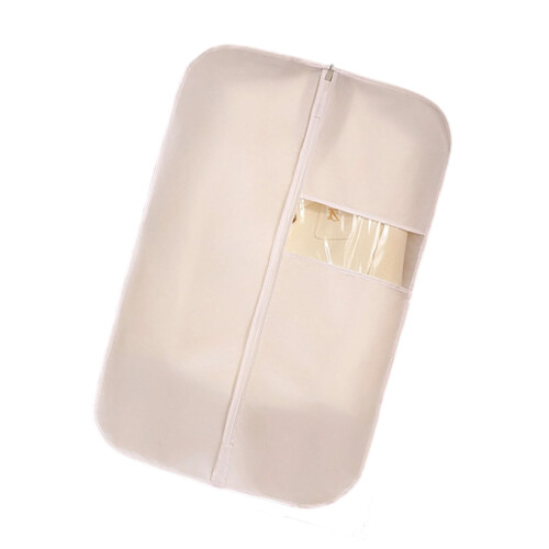 Visible Hanging Dust Cover Down Jacket Bag with-White 60x90cm