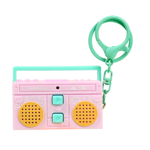 Porte-clés avec dispositif de mémo vocal couleur, bouton-3