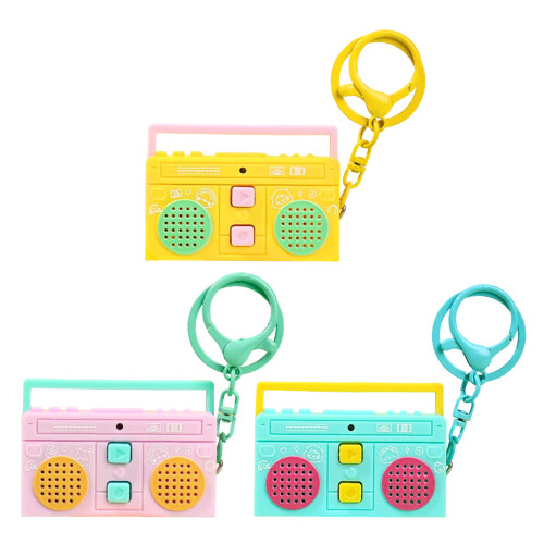Porte-clés avec dispositif de mémo vocal couleur, bouton-3 1