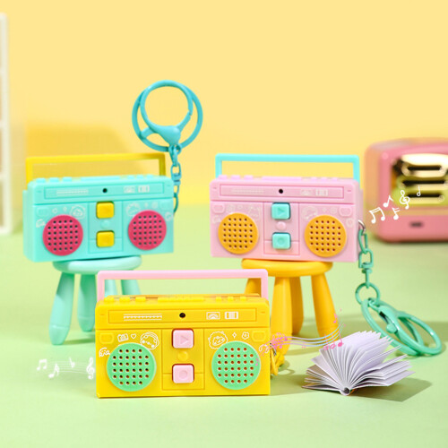 Porte-clés avec dispositif de mémo vocal couleur, bouton-3 2