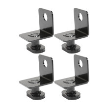Ancres de conteneur, 4 pièces, attaches, verrous torsadés