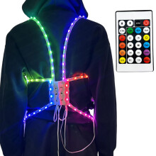 Multifunctioneel LED-gloeiend korsetharnas voor feesten,-kleur