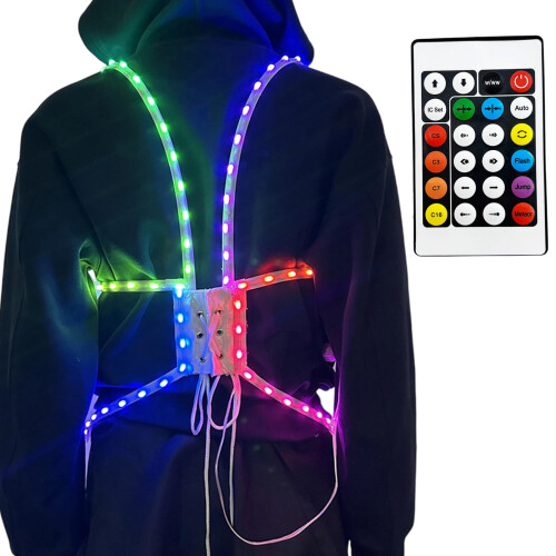 Multifunctioneel LED-gloeiend korsetharnas voor feesten,-kleur