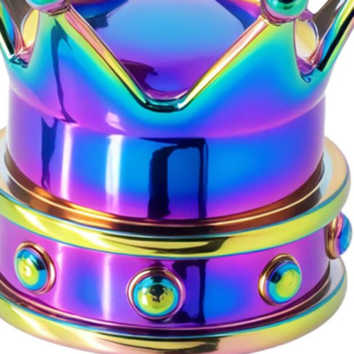 Leak Proof Decorative Crown Style Valves Cap Enhancing-rose red 1