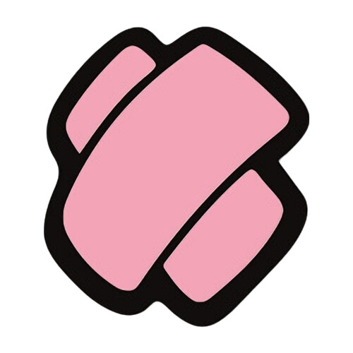 Adhesive Creative Patches for Easy-Pink 10CM single pack