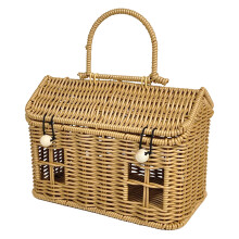 Retro Look Handled Organizers Basket Sustainable-Light color
