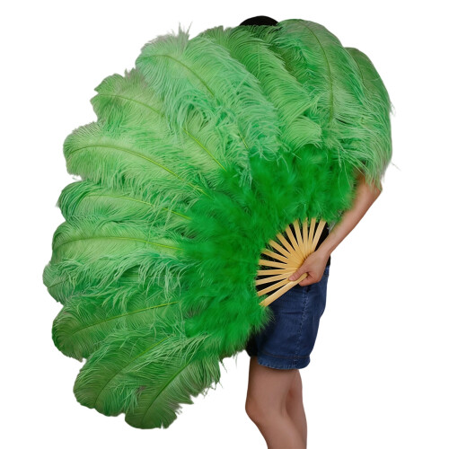 Professional Performances Feather Fan With-Fruit green S1