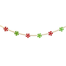 Bannières de Noël conviviales pour cheminées avec figurines-002