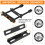 Support de pneu de remorque utilitaire, résistance de 120lb, 4
