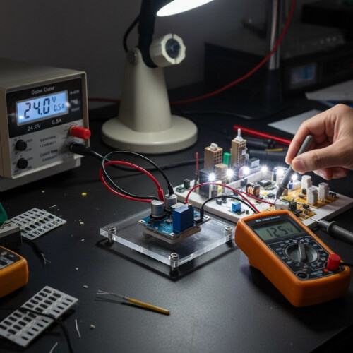 Compact Power Supply Module with Adjustable 1-62V Output-1pc 1