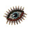 Adjustable Evil Eyes Brooch Handmade Alloy Rhinestones Gothic-D 1