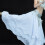 Professional 3 Tiers Flared Polyester Skirt For-Light Purple A 6