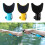Fishing Rod Holder Rest Stand Rotating Rod Arm Protector-Black 3