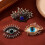 Adjustable Evil Eyes Brooch Handmade Alloy Rhinestones Gothic-D 6