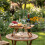 Picknick-Weintablett aus Bambus mit Glas- und Flaschenhaltern 3