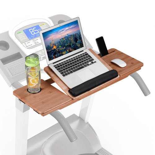 Loopband-laptopbureau - Ergonomisch bamboe werkstation 1