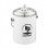 Compostbak van roestvrij staal (5 liter) met filter. 2