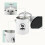 Compostbak van roestvrij staal (5 liter) met filter. 3