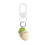 Adorable Vegetable Keyring Resin Phone Strap-white radish 1