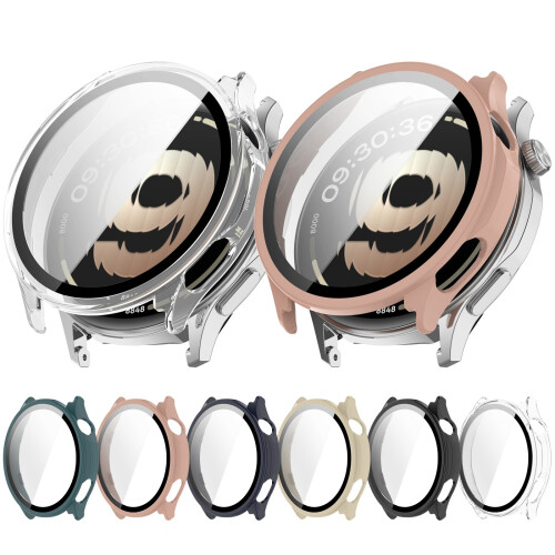 Case for Watch S Smartwatch PC Case Shockproof Cover-Pink 2