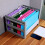 Expandable Filing Cabinet Document Organiser for-Red A4style 2