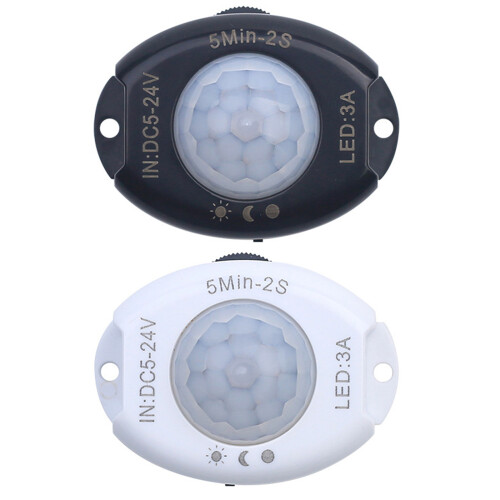 Energy Saving Motion Switches with 3 5M Detection Scope &-Black 1