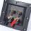 MultiSpeaker Wiring Box 4Port Parallel Connection-threaded post 5