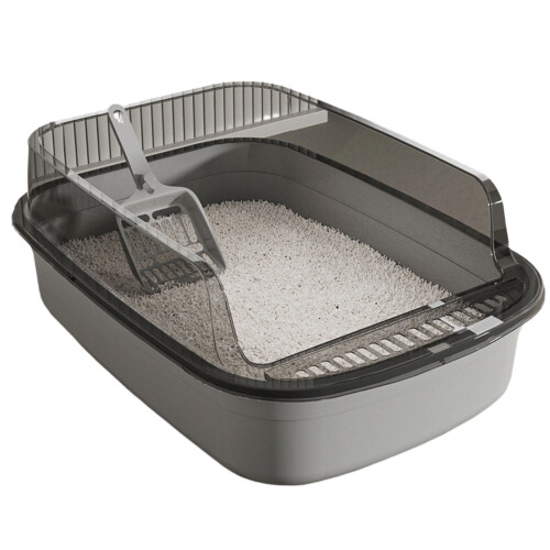 Splash Prevent Cats Litter Box With Deeply Wall-1 extra large