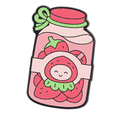 Robuste Flaschenbrosche aus Legierung mit Obst-Design-UVXZ149