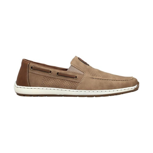 Rieker Mocassin Cuir Rieker Morelia - Beige 1