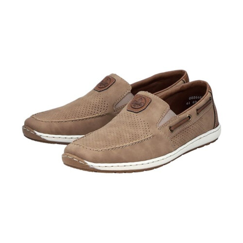 Rieker Mocassin Cuir Rieker Morelia - Beige 2
