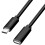 USB-C-Verlängerungskabel, 60 W, 3 m, Schwarz 1