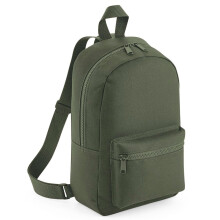 (One Size, Olive Green) Bagbase Mini Essential Backpack/Rucksack Bag